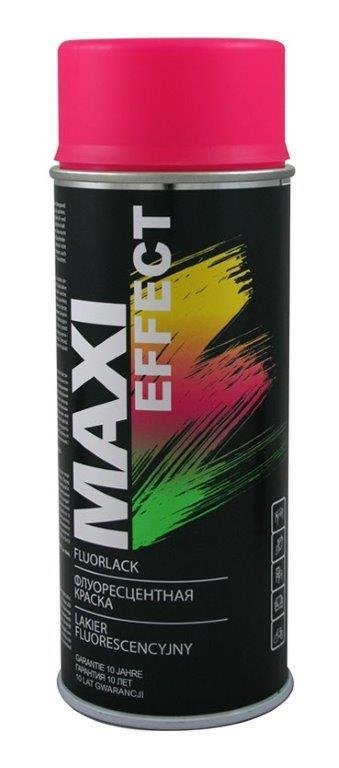 Purškiami fluorescenciniai dažai MAXI COLOR, rožinės sp., 400 ml