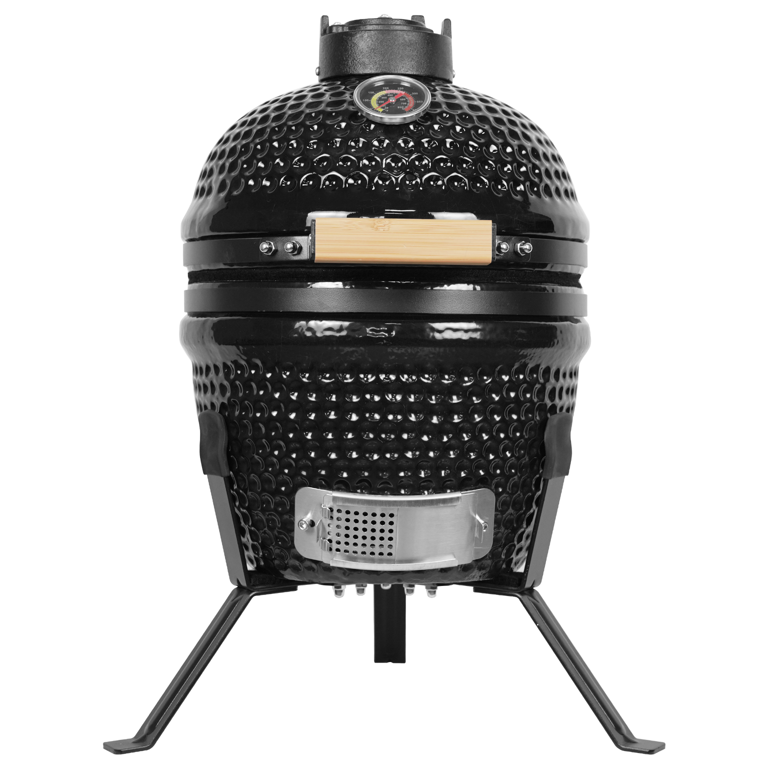 Keraminė kepsninė Kamado Classic Series 13", 33 cm, juodos sp.-1