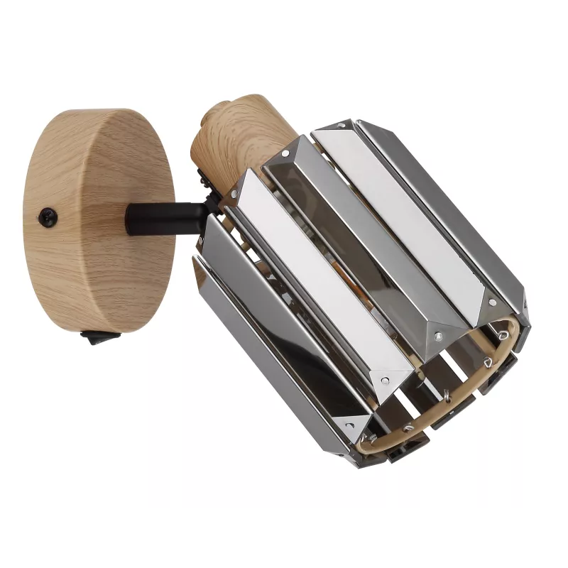 Taškinis šviestuvas GLOBO RUN, 1xE14 max 1x40W, dūmų spalvos K5 kristalai, 9x15x16,7cm-1