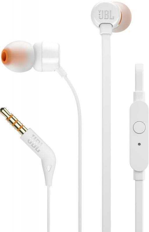 Laidinės ausinės JBL T110, baltos sp. - 3