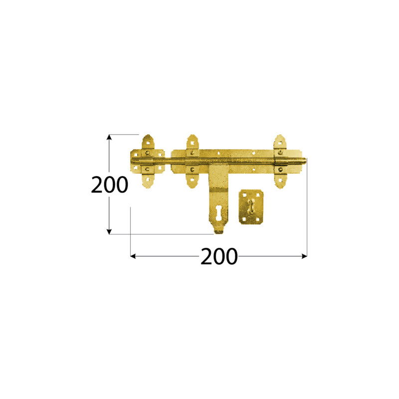 Skląstis WCZ 200, 200 x 200 x 2,5 mm, juodos sp.-2