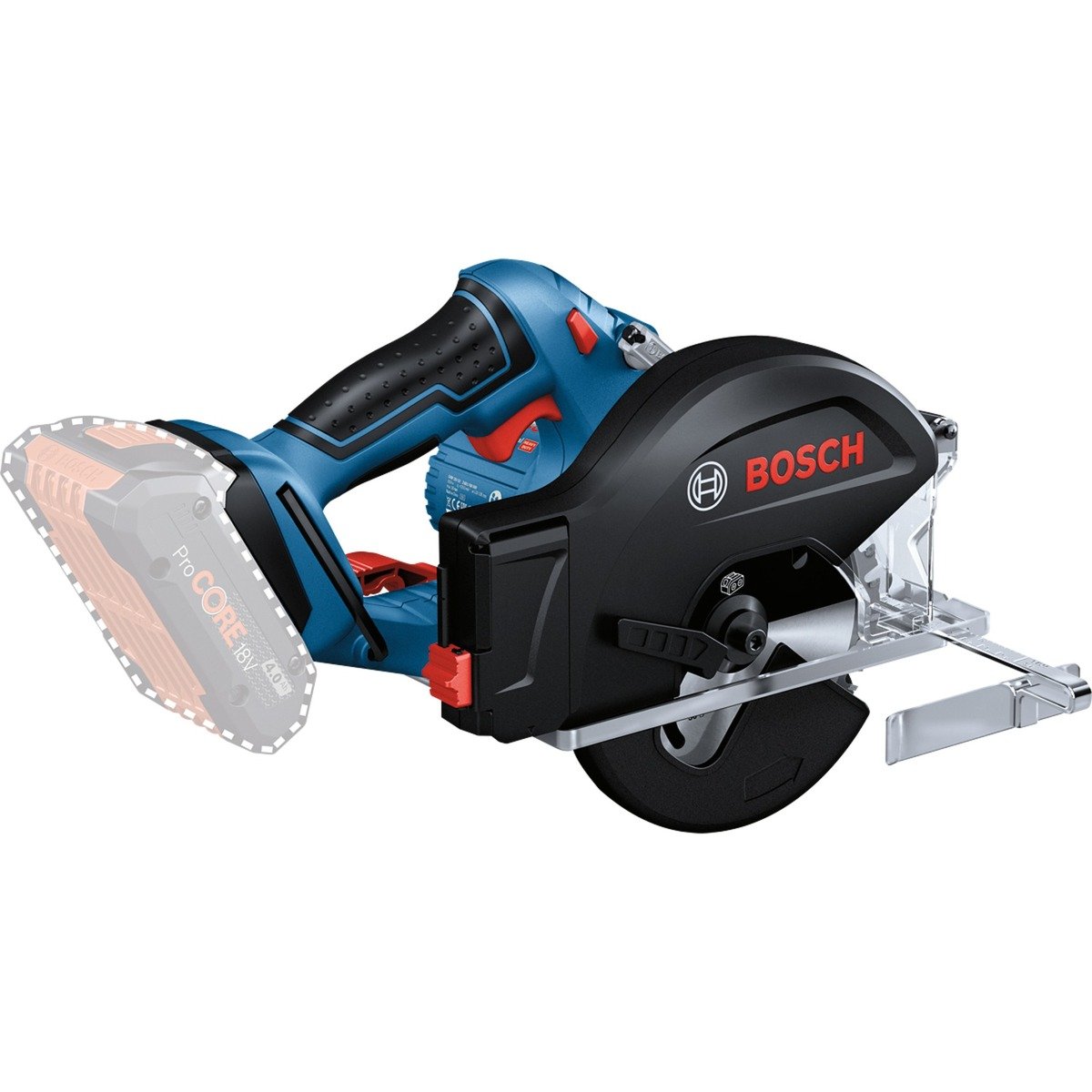 Akumuliatorinis diskinis pjūklas BOSCH PRO GKM 18V-50 solo (be akum.)-0