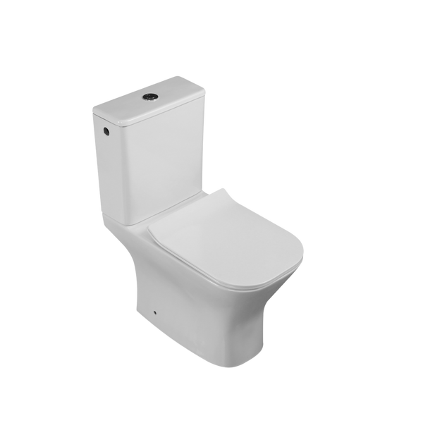 Unitazo komplektas INVENA NYKS, rimless, su S/C dangčiu, 4/6 l - 3