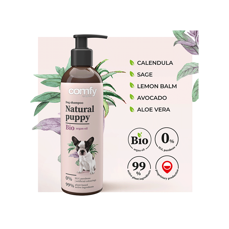 Šampūnas šuniukams Comfy Natural puppy, 250 ml-1