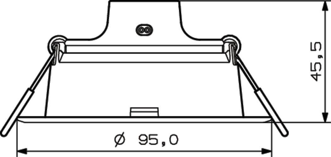 Įleidžiama LED panelė PHILIPS MESON, 5.5 W, 4000 K, 550 lm, ø9 cm, 12 vnt. - 3