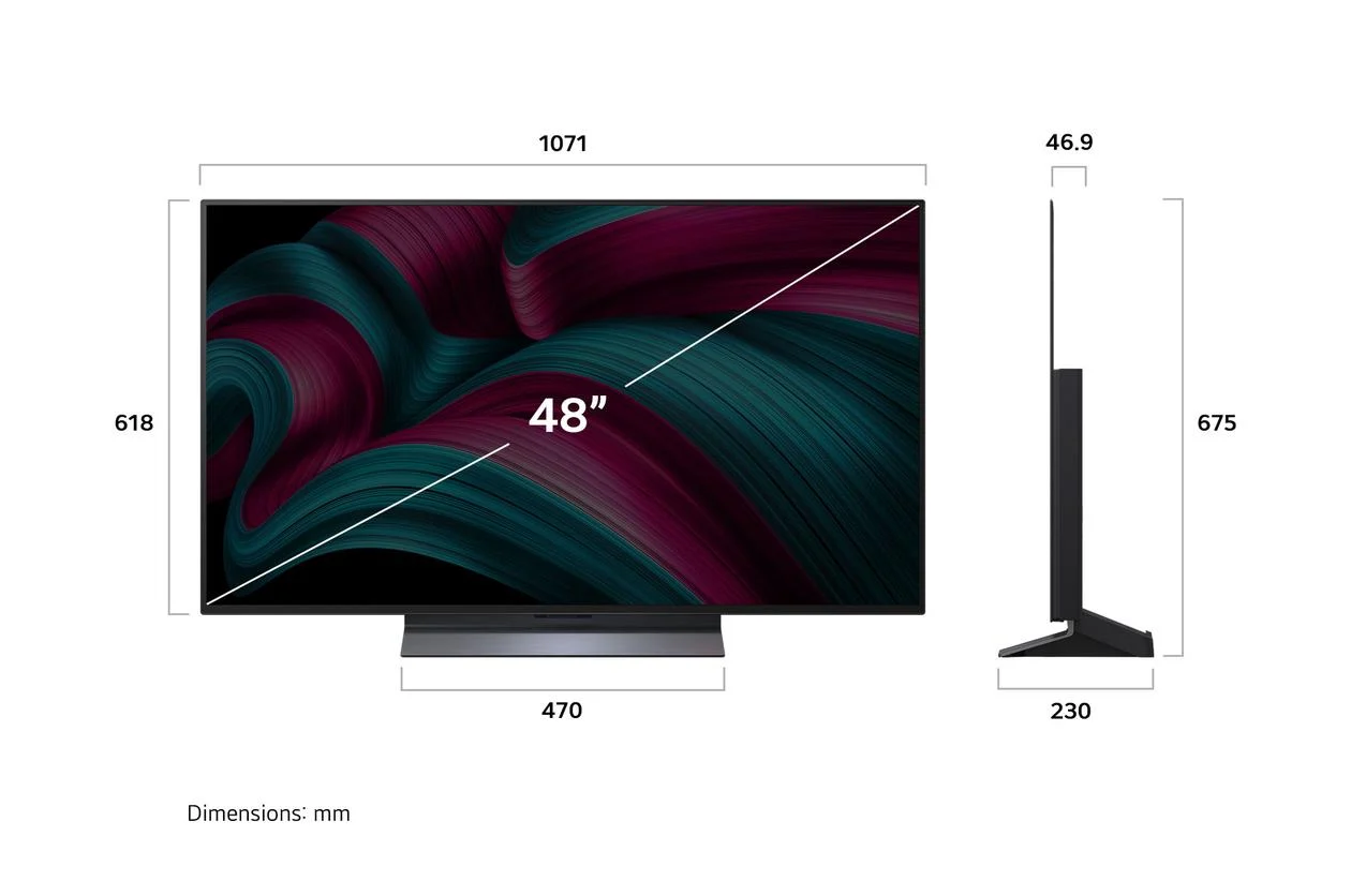 Televizorius LG OLED48C51LA, 48" (122 cm), 4K Ultra HD - 5