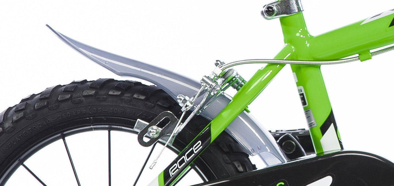Vaikiškas dviratis Dino Bikes 14", 414U-R88, žalias-1