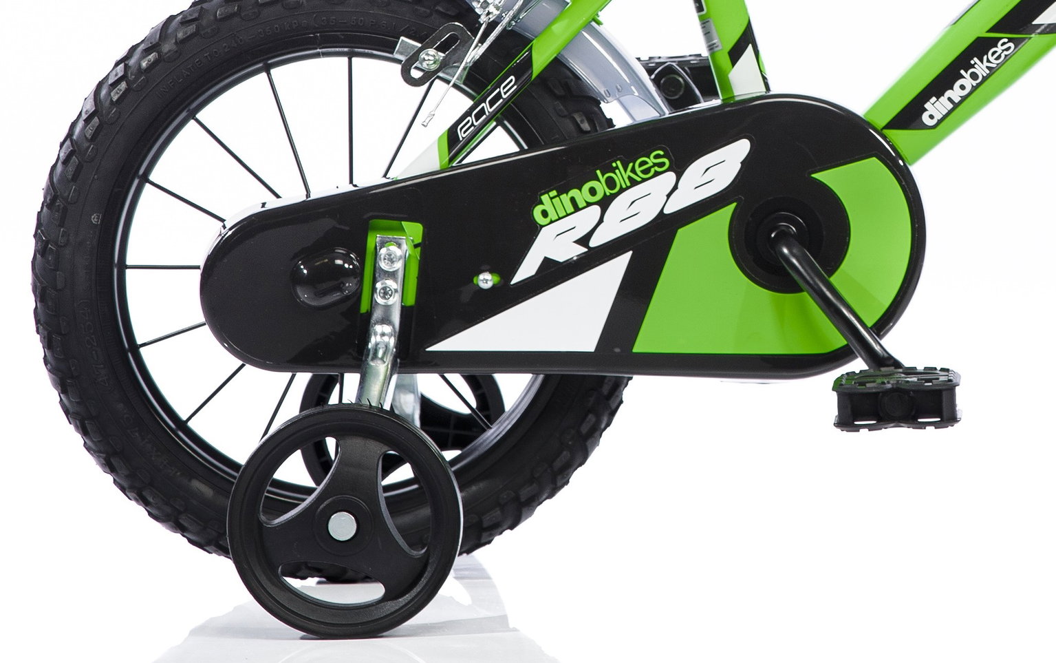 Vaikiškas dviratis Dino Bikes 14", 414U-R88, žalias - 3