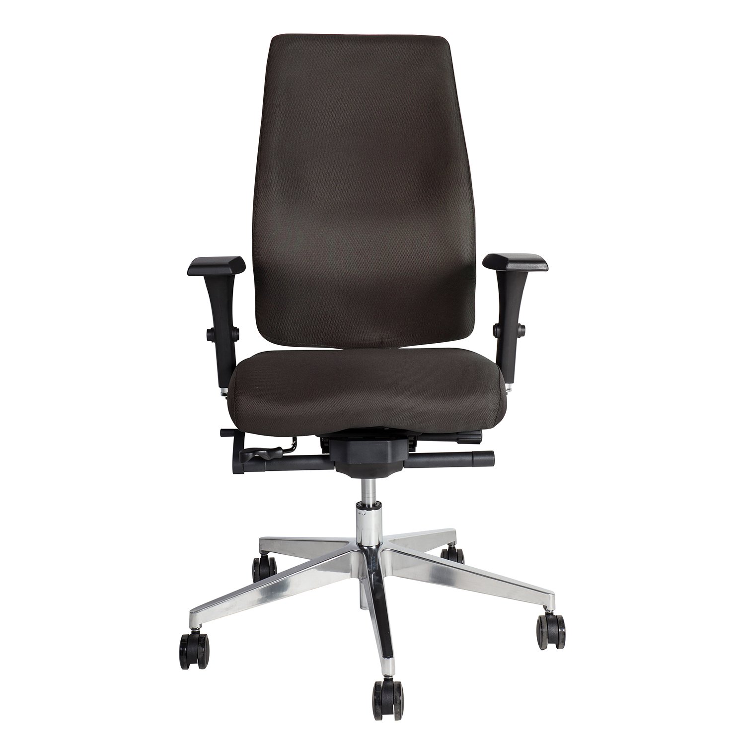 Biuro kėdė SMART PLUS, 60x59-64x110,5-119,5 cm, juoda