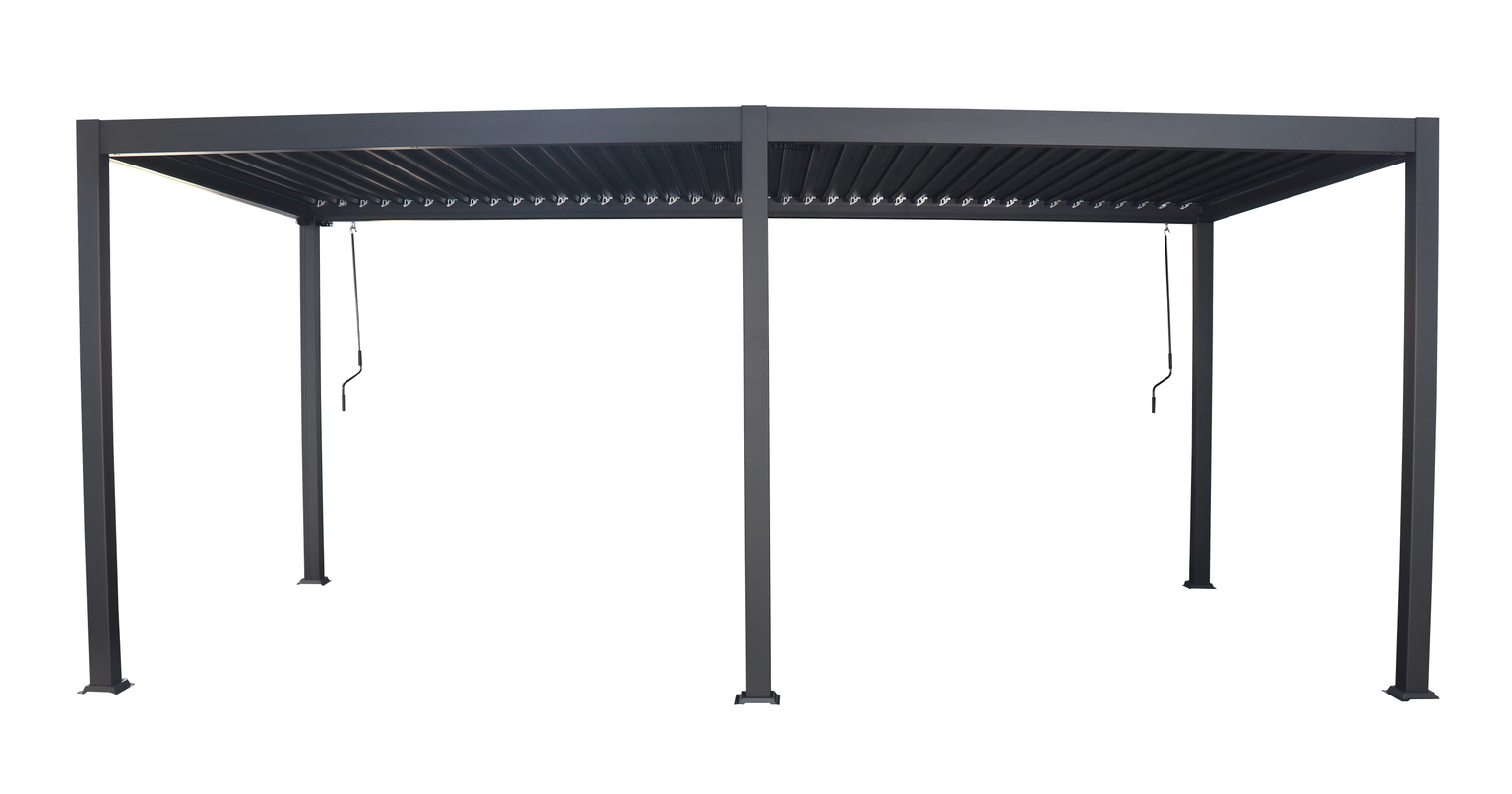 Sodo pavėsinė HAGA, pilkos sp., 300 x 500 cm-0