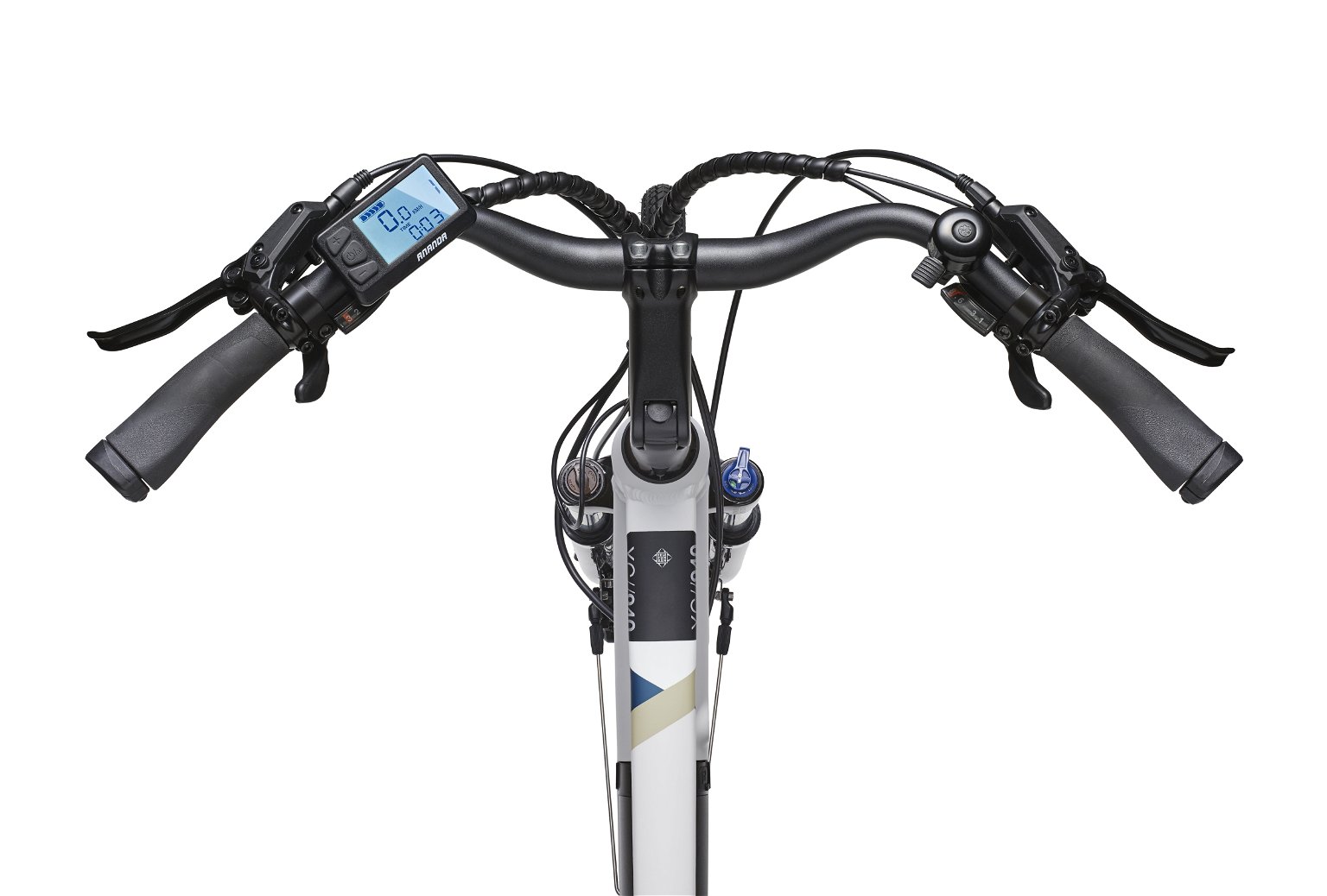 Elektrinis dviratis Telefunken Trekking E-Bike Expedition XC940, 28 dydis, juodas - 3