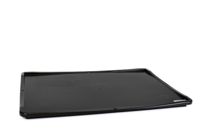 Dangtis daiktadėžei Eurobox system, plastikinis, juodos sp., 60 x 40 cm-0
