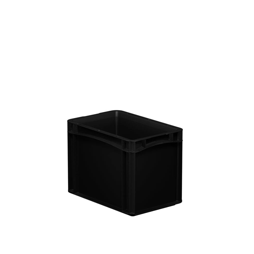 Daiktų laikymo dėžė Eurobox system 30x20xh22 cm, juoda, 9,4 l