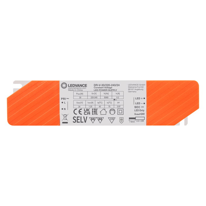 LED transformatorius LEDVANCE DR, IP20, 30 W, įėjimas AC220-240V, išėjimas DC24V-1
