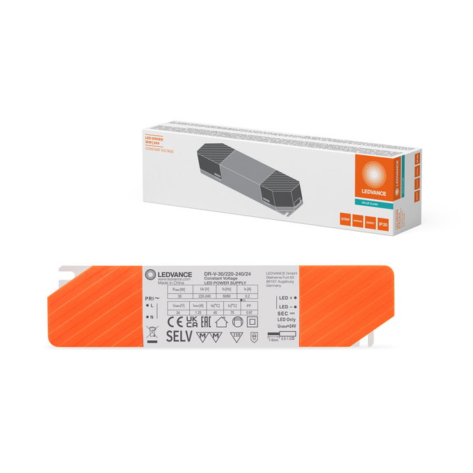 LED transformatorius LEDVANCE DR, IP20, 30 W, įėjimas AC220-240V, išėjimas DC24V - 3