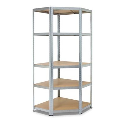 Sandėliavimo lentyna Corner, 176 x 75 x 40 x 50, 5 lentynos, lentynos apkrova 175 kg-0