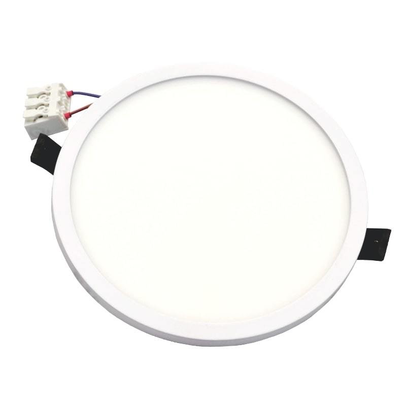 Įleidžiama LED panelė TOPE Split, 22 W, 1772 lm, 4000K, IP44, baltos sp., apvali f. - 6