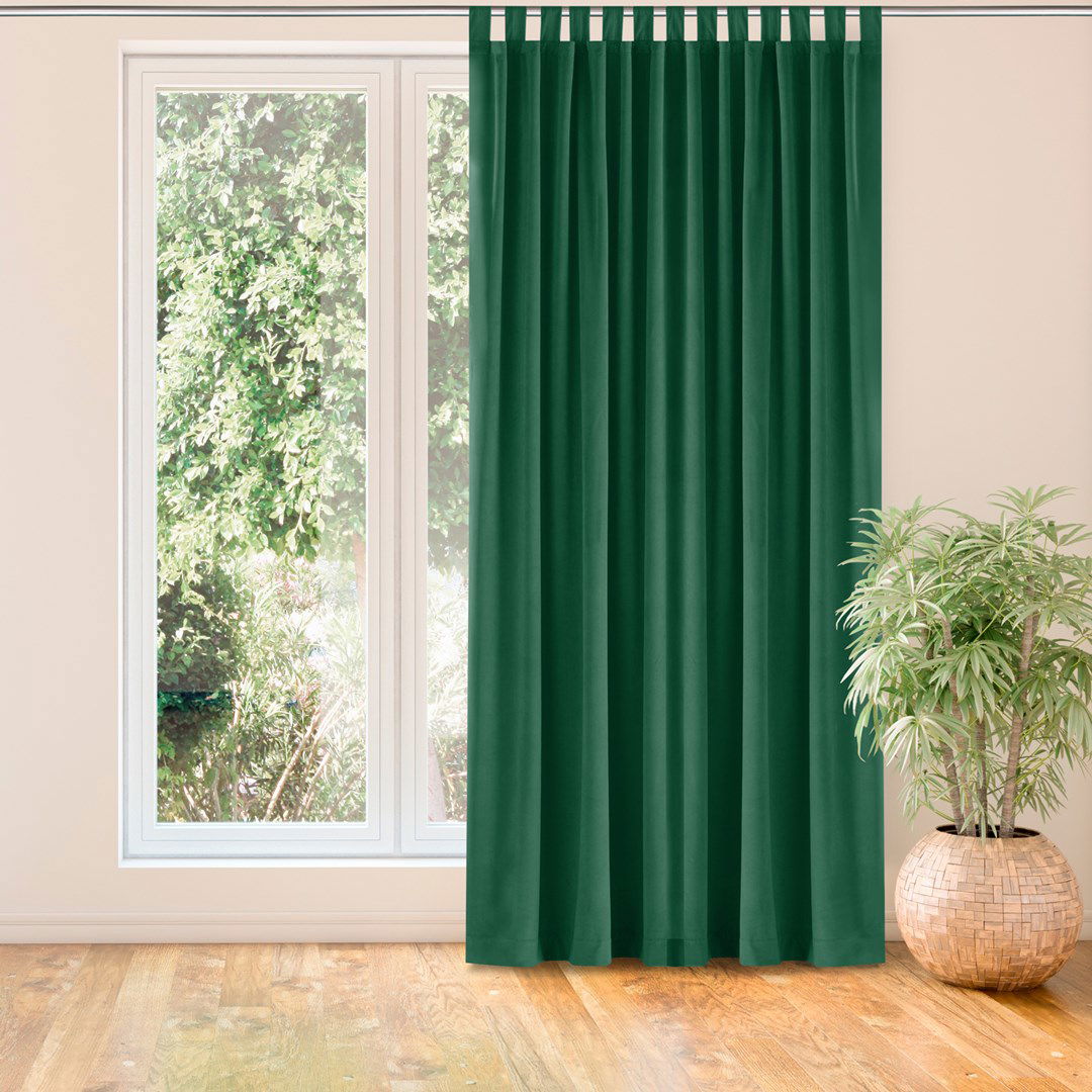 Naktinė užuolaida VILA  BOTTLEGREEN TAB, 135x245 cm - 2