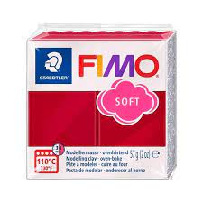 Modelinas FIMO soft , 57 g., vyšnių raudonos sp.-0