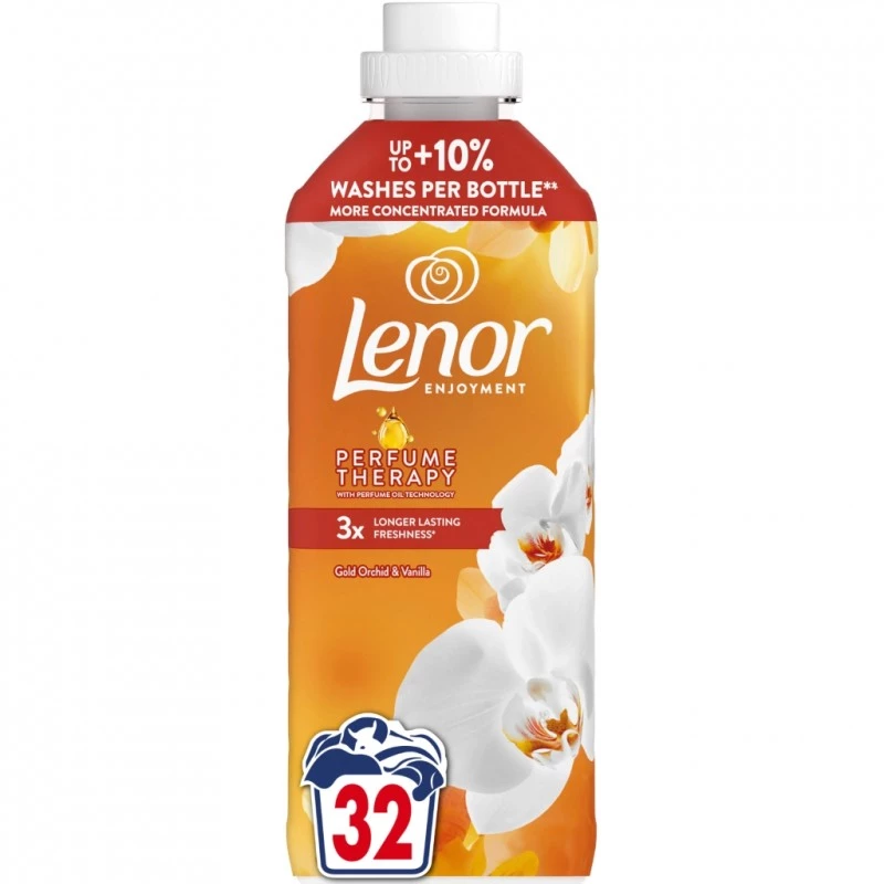 Minkštiklis LENOR  Gold Orchid & Vanilla, 32 skalb., 675 ml
