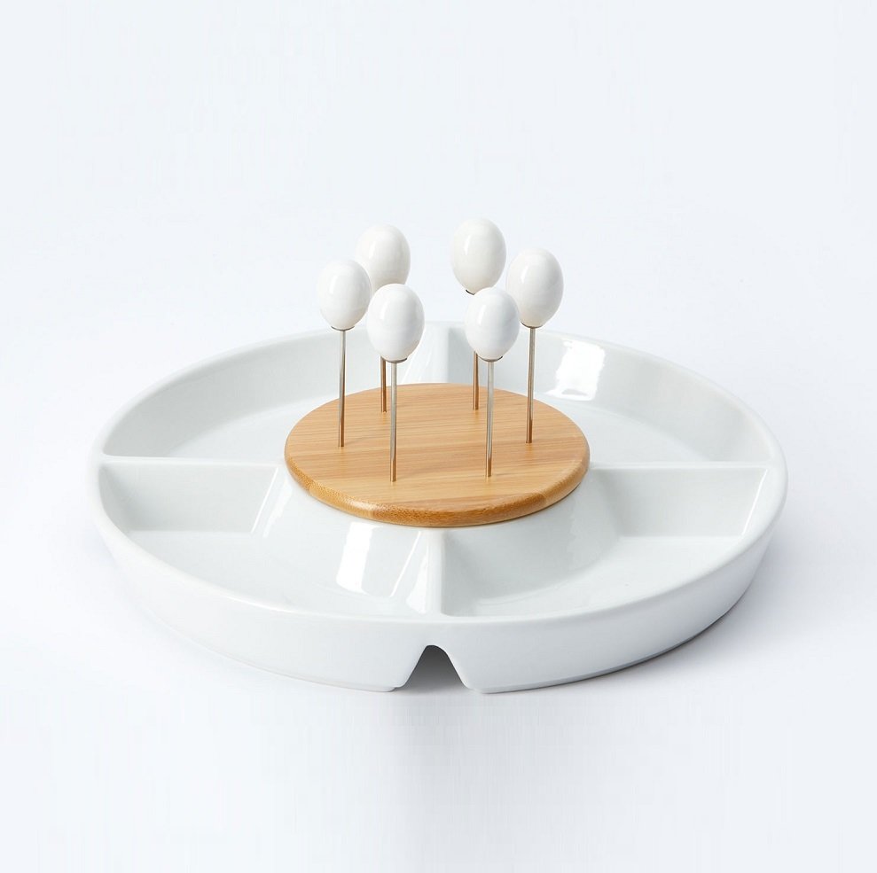 Porcelianinė serviravimo lėkštė, ø 25,5 cm - 3