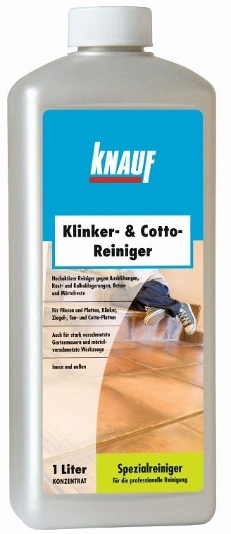 Klinkerio ir akmens valiklis KNAUF KLINKER- UND COTTO-REINIGER, 1 l