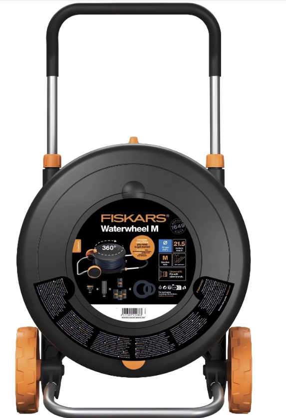 Laistymo žarna ir ritės komplektas FISKARS COMFORT, 1/2”, 13 mm, 20 m-0