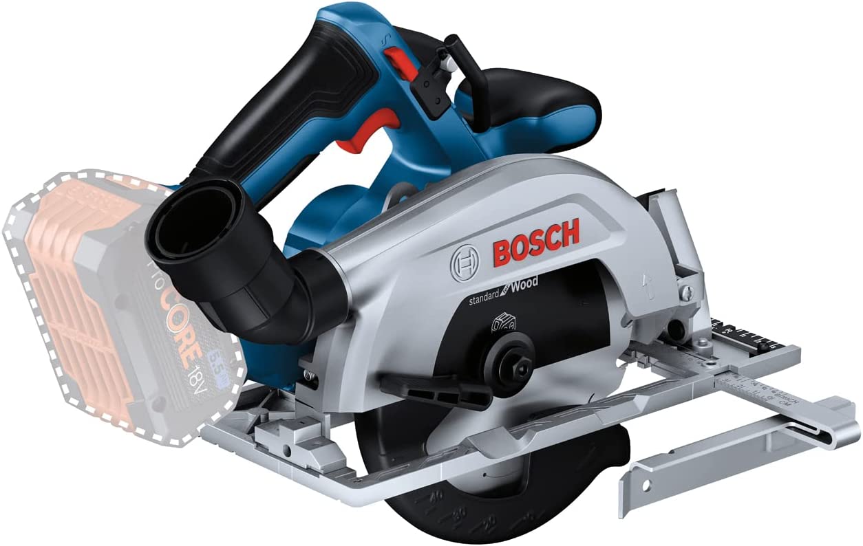 Akumuliatorinis diskinis pjūklas BOSCH PRO GKS 18V-57-2 solo, 18V (2x Li-Ion ProCORE18V 5.5Ah, L-BOXX) - 3