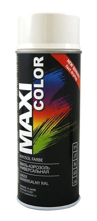 Purškiami dažai MAXI-COLOR RAL9001, kreminės sp., 400 ml