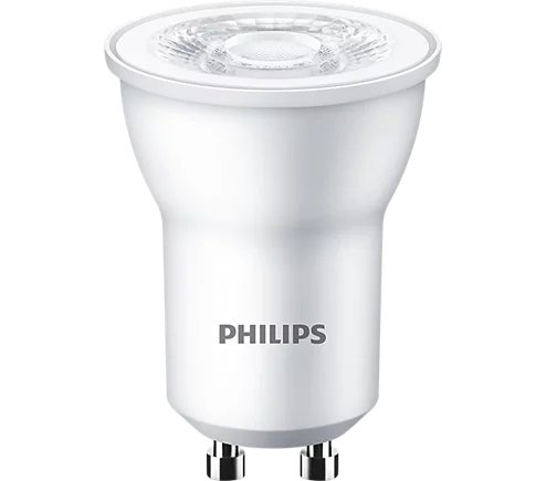 LED lemputė PHILIPS, MR11, GU10, 3,5W (=35W), 2700K, 240 lm, šiltai baltos sp.