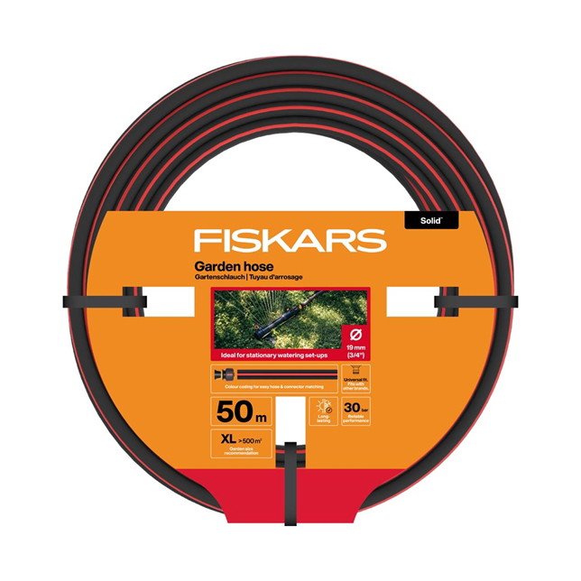 Laistymo žarna FISKARS SOLID, 3/4”, 19 mm, 50 m-0