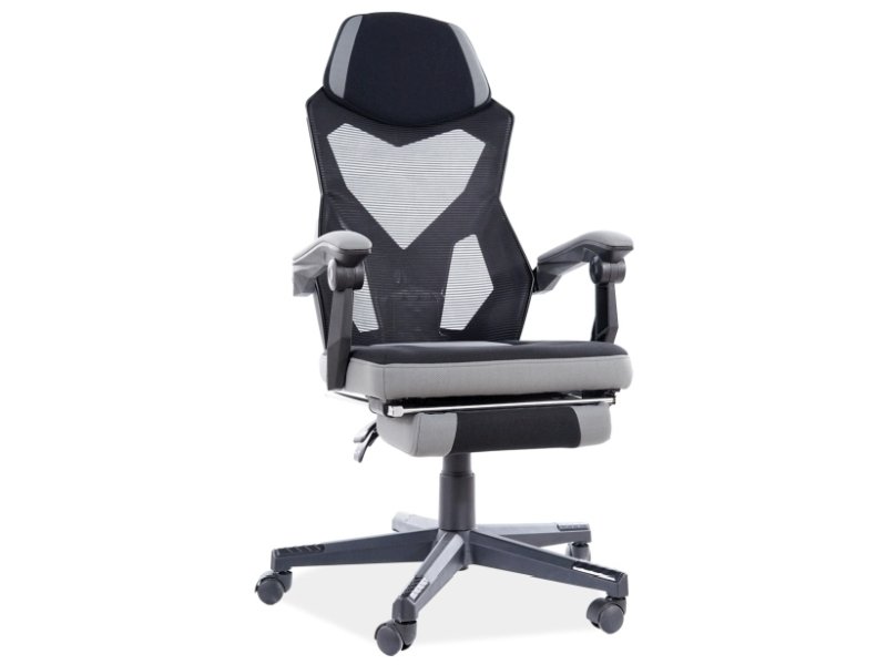 Biuro kėdė Q-939, juoda/pilka
