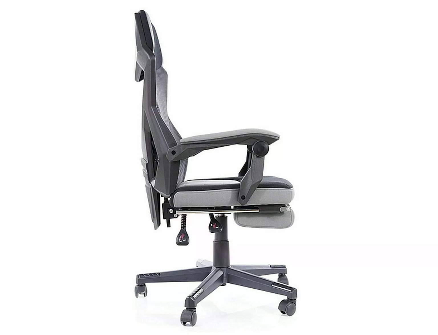 Biuro kėdė Q-939, juoda/pilka - 3