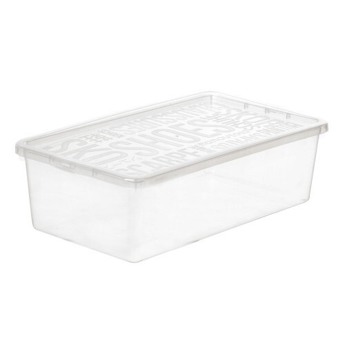 Plastikinė batų dėžė PLAST TEAM BASIC BOX, 34 x 19 x 11 cm-0