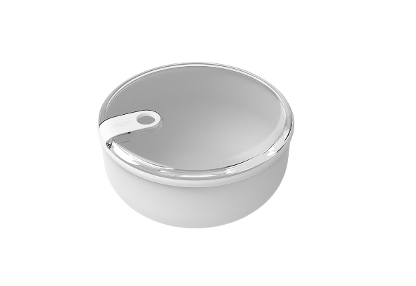 Maisto laikymo indelis ROTHO ELA, apvalus, baltos sp., 1,8 l - 1