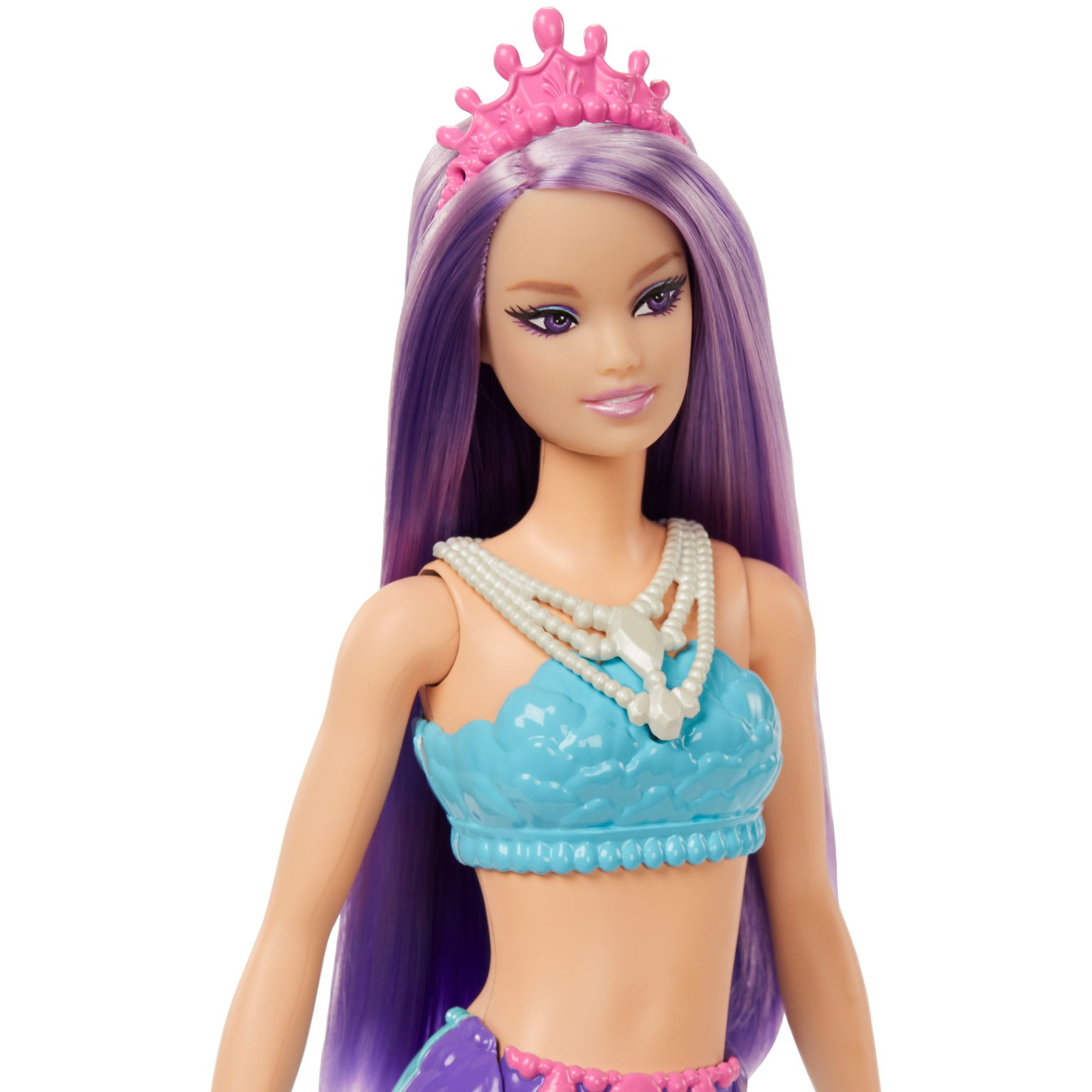 Lėlė Barbie Dreamtopia  undinėlė violetiniais plaukais - 4