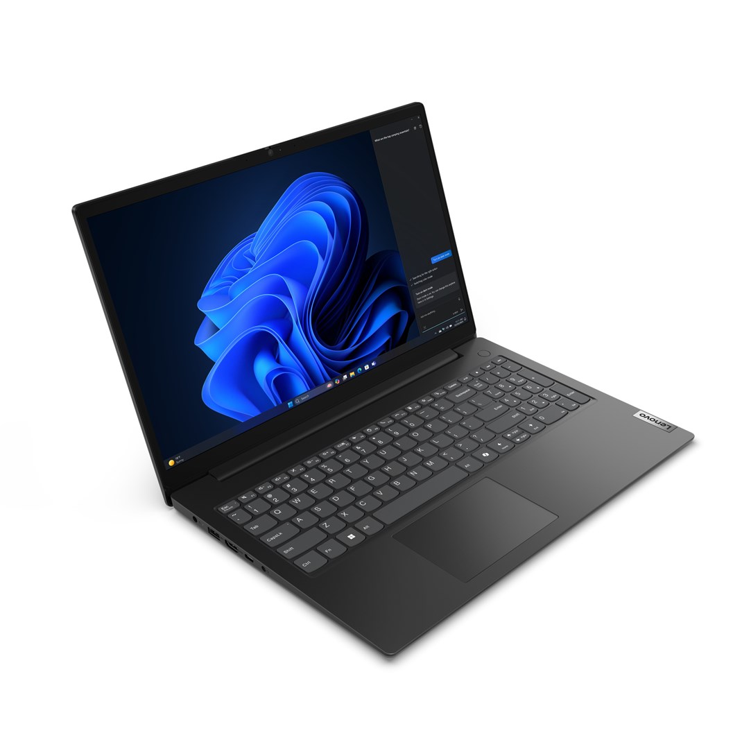 Nešiojamas kompiuteris Lenovo V15 G5 IRL i5-13420H 15.6" FHD, 8GB DDR5, 512GB, Win11Pro Business, juoda-1