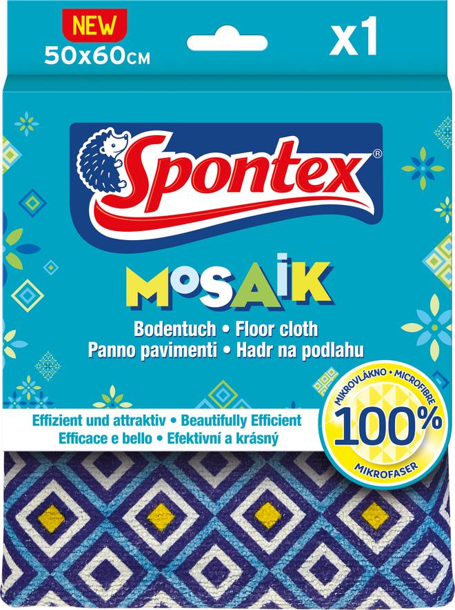 Mikropluošto grindų šluostė SPONTEX MOSAIK, 1 vnt-0