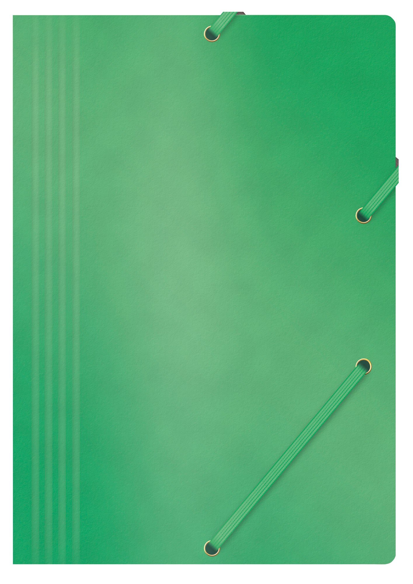 Aplankalas su guma, A4, 390gms, žalias