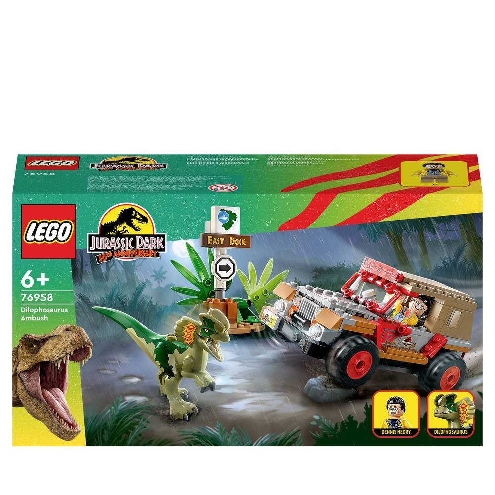 Konstruktorius LEGO Jurassic World Dilophosaurus Ambush
