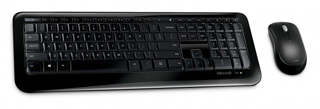 Klaviatūros ir pelės rinkinys Microsoft 850, AES PY9-00015, EN, juoda