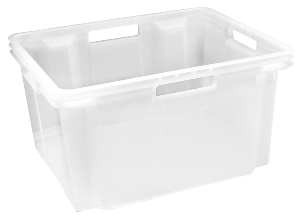 Daiktadėžė PLAST TEAM MULTI BOXES, skaidri, 35,2 x 43,2 x h23,2 cm, 26 L