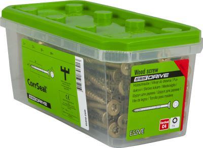 Medsraigčiai ESSVE ESSDRIVE Corrseal, 5,0 x 50 mm, skirti lauko darbams, 200 vnt.-0