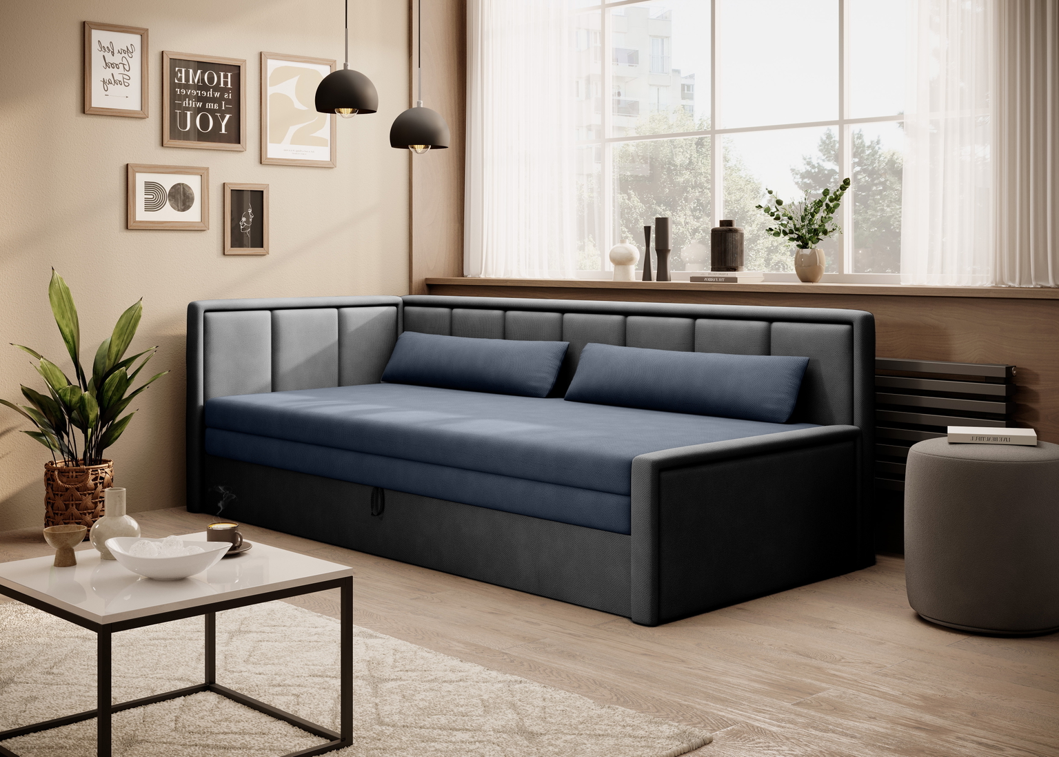 Sofa Fulgeo K, mėlyna-0