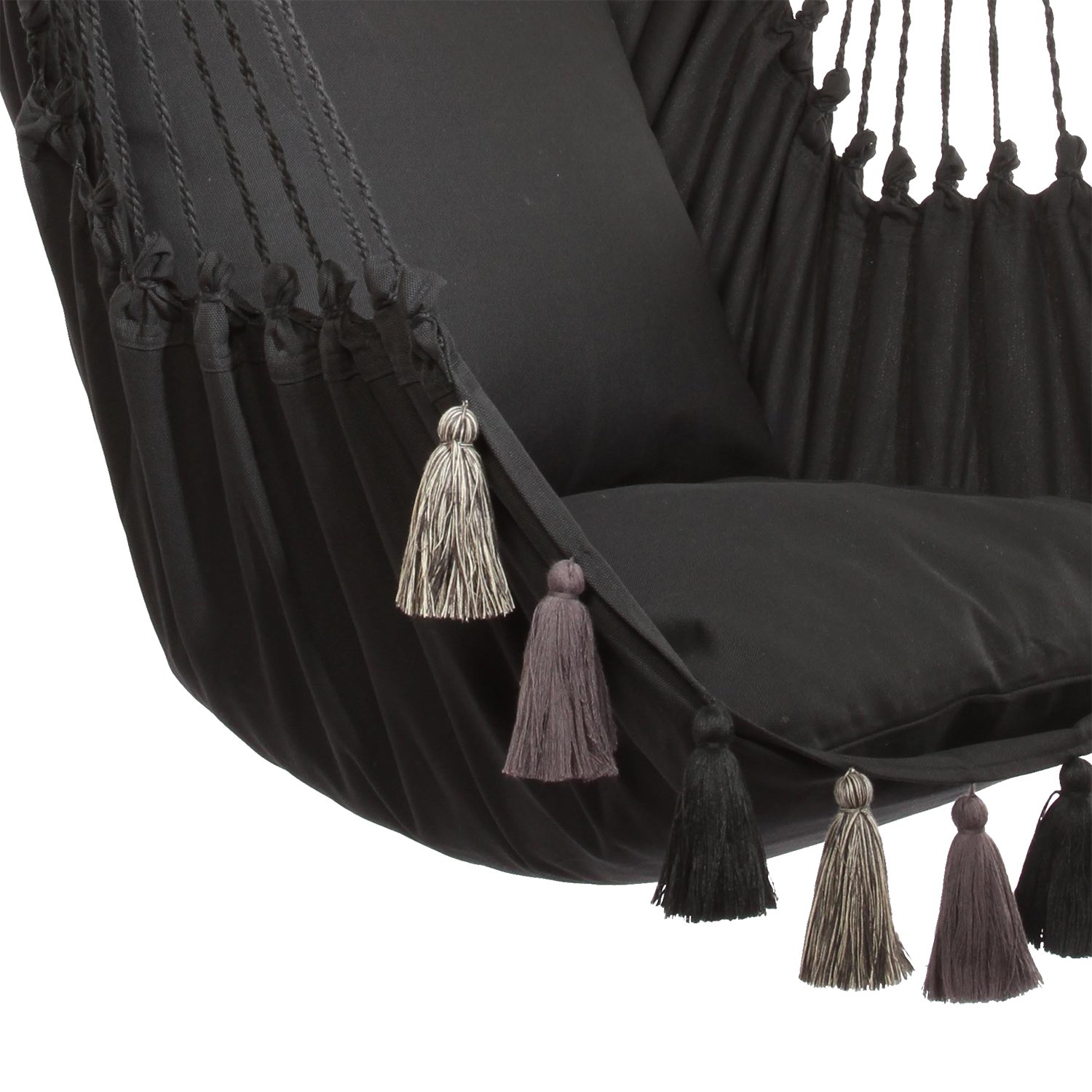 Hamakas-kėdė TASSEL, 130 x 127 cm, juoda - 2