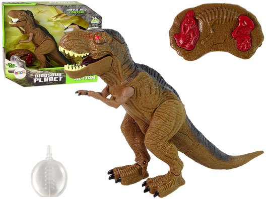 Dinozauras Tyrannosaurus Rex su nuotolinio valdymo pultu ir efektais - 3