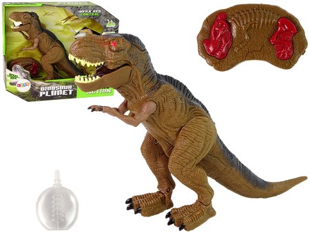 Dinozauras Tyrannosaurus Rex su nuotolinio valdymo pultu ir efektais - 2