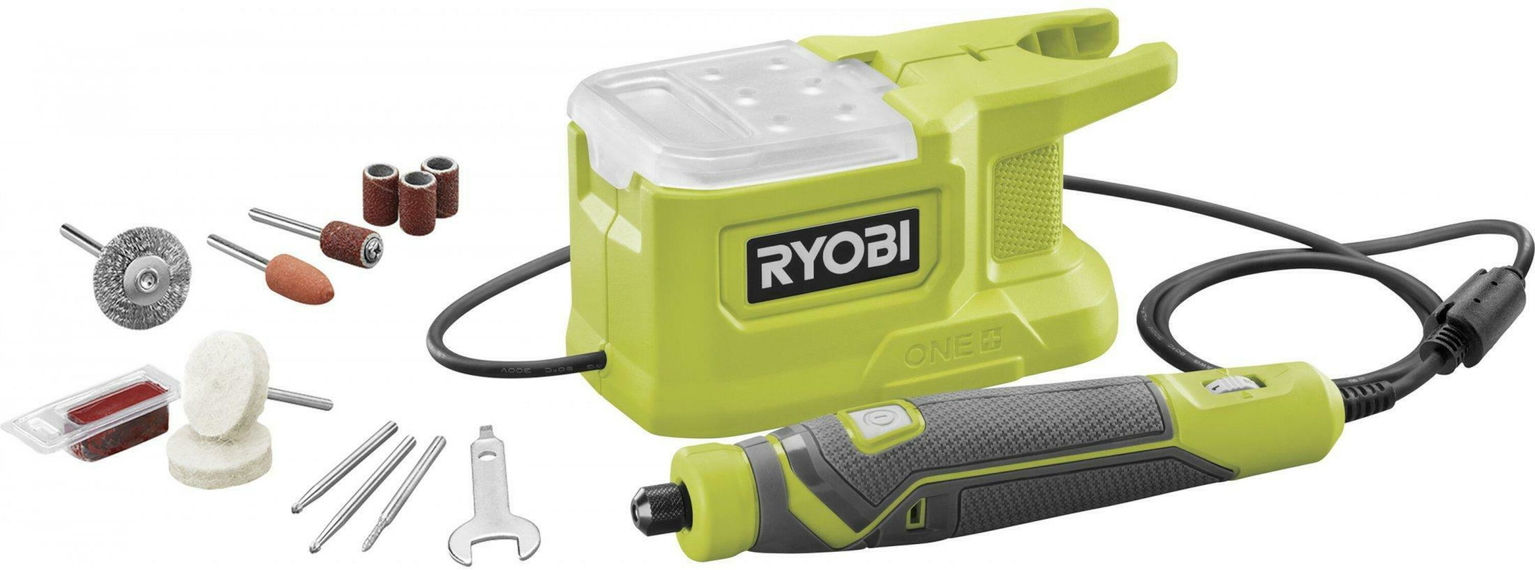 Akumuliatorinis šlifuoklis RYOBI RRT18-0, 18 V (be akum. ir krov.) - 1