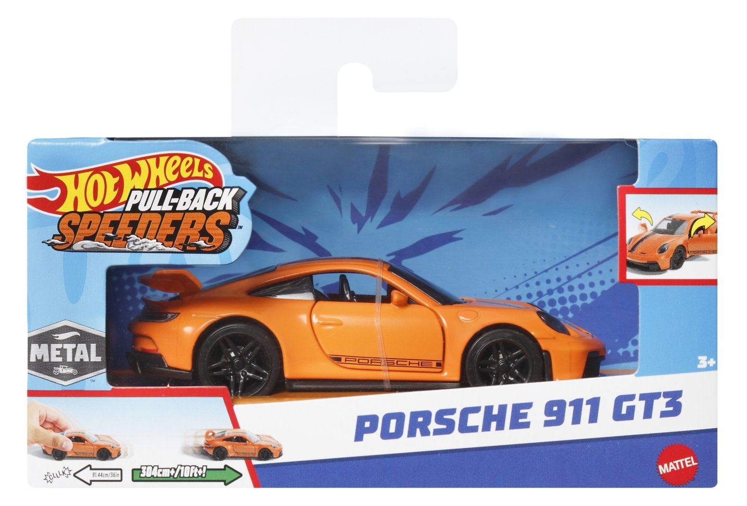Automodelis HOT WHEELS PULL-BACK SPEEDERS-0