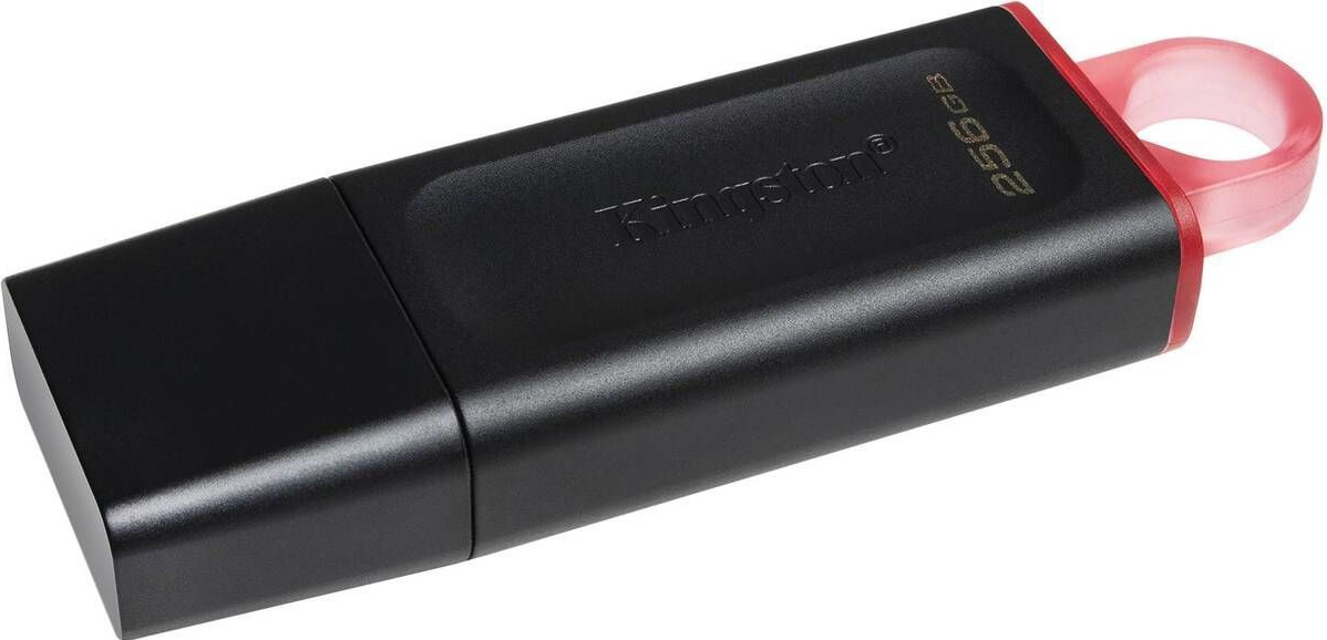 USB atmintinė Kingston Exodia, juoda, 256 GB